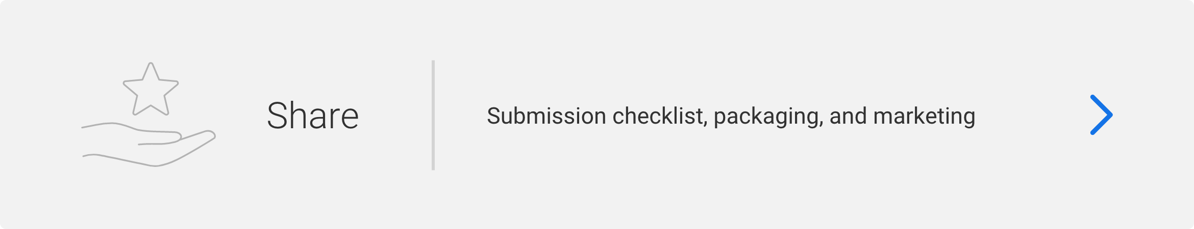 Share: Submission checklist, packaging, and marketing
