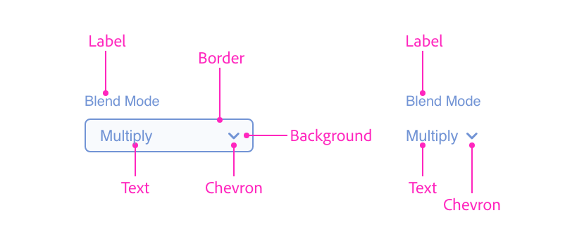 adobe xd drop down menu